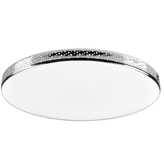 LED stropné svietidlo do kúpeľne 18W 1850lm 4000lm Neutrálne 120° biely chróm IP44 Moon Sanico Goldlux