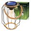 Solárna záhradná lampa LED závesná lampáš DORA IP44 3000K LUMILED