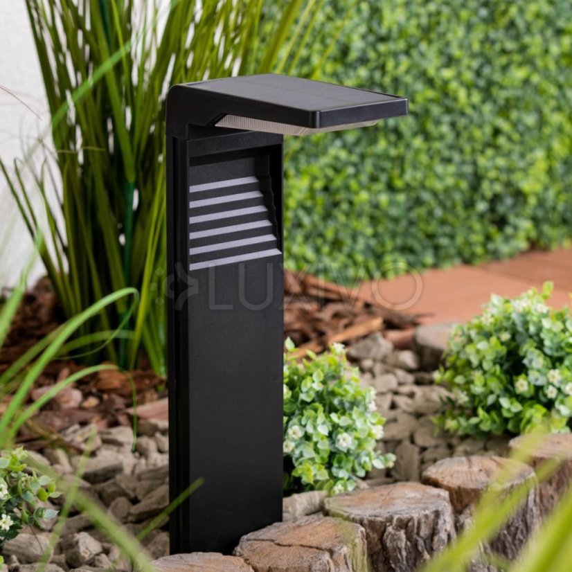 41cm HORIUS HORIUS 4000K IP44 LUMILED Solárne záhradné pólové LED svetlo