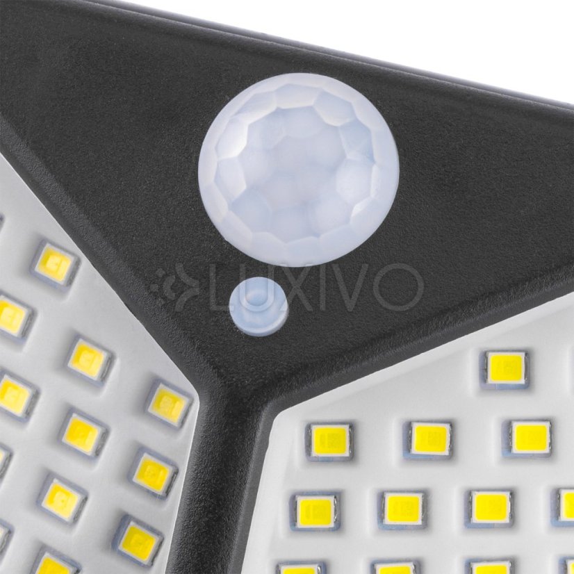 Solárne reflektory LED Halogénová záhradná lampa 6500K IP65 Senzor pohybu a súmraku VERIS LUMILED