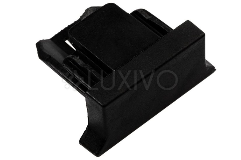 Čierna jednofázová hliníková prípojnica pre reflektory 200 cm