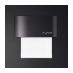 LED schodiskové svietidlo 0,4W 6500K 10V DC IP20 čierne matné TANGO MINI Skoff