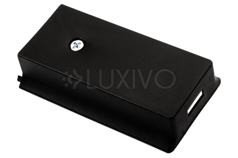 Čierna jednofázová hliníková prípojnica pre reflektory 200 cm