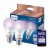 2x LED žiarovka E27 A60 8,5W = 60W 806lm 2200-6500K RGB + TW Smart SMART WiFi Bluetooth App WiZ Philips