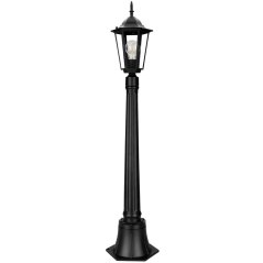 Vonkajšie záhradné svietidlo E27 LAMppost 1m Black BELLIS LUMILED