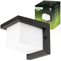 LEVIS LUMILED Štvorcová nástenná lampa E27 do záhrady
