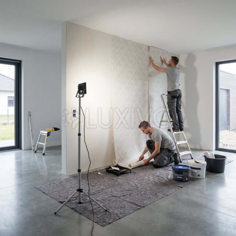Reflektor LED HALOGÉNOVÝ lampa 1X100W na statíve GLAREX 4000K LUMILED