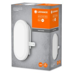 LED nástenné svietidlo 6W 4000K IP54 Hermetické vonkajšie biele BULKHEAD LEDVANCE