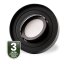 Svietidlo HALOGEN TUBA SPOT na zapustenú montáž Midi GU10 Lumiled Round Black 20mm