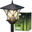 LED RIBES Solárne záhradné lampy Vonkajšia lampa 150cm LUMILED