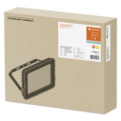LED reflektor 90W 8100lm 3000K IP65 čierny LEDVANCE COMPACT V