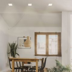 Zapustené bodové svietidlo HALOGEN Square GU10 White Videx