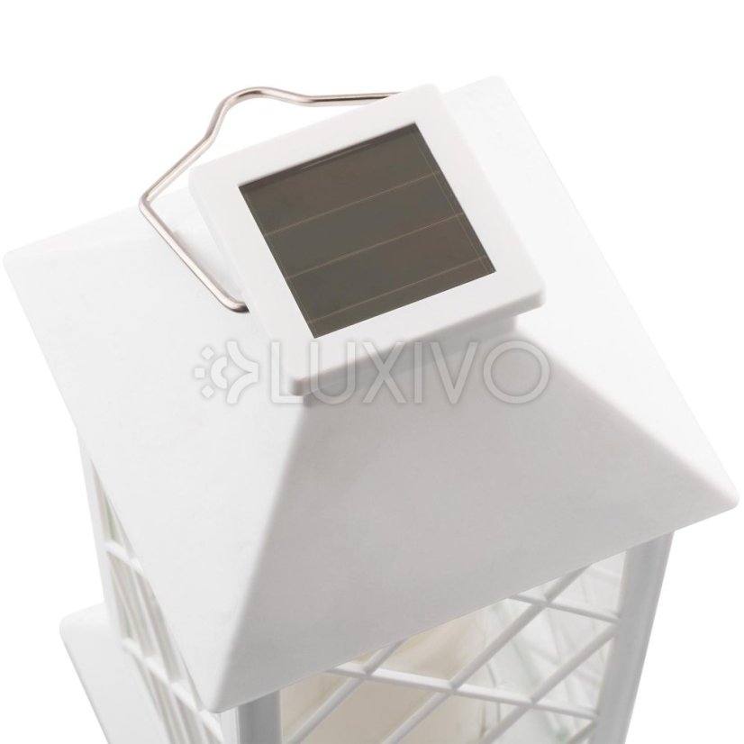 LED solárna záhradná lampa LIRIO Závesná lucerna 28cm LUMILED