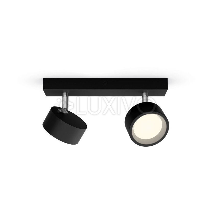 LED reflektorová stropná lampa 11W 1100lm 2700K Black Brother Philips