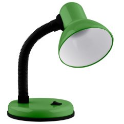 Nastaviteľná školská stolová lampa E27 zelená