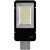 LED solárne pouličné svietidlo - 1000W - 6500K - s držiakom a diaľkovým ovládaním - biele