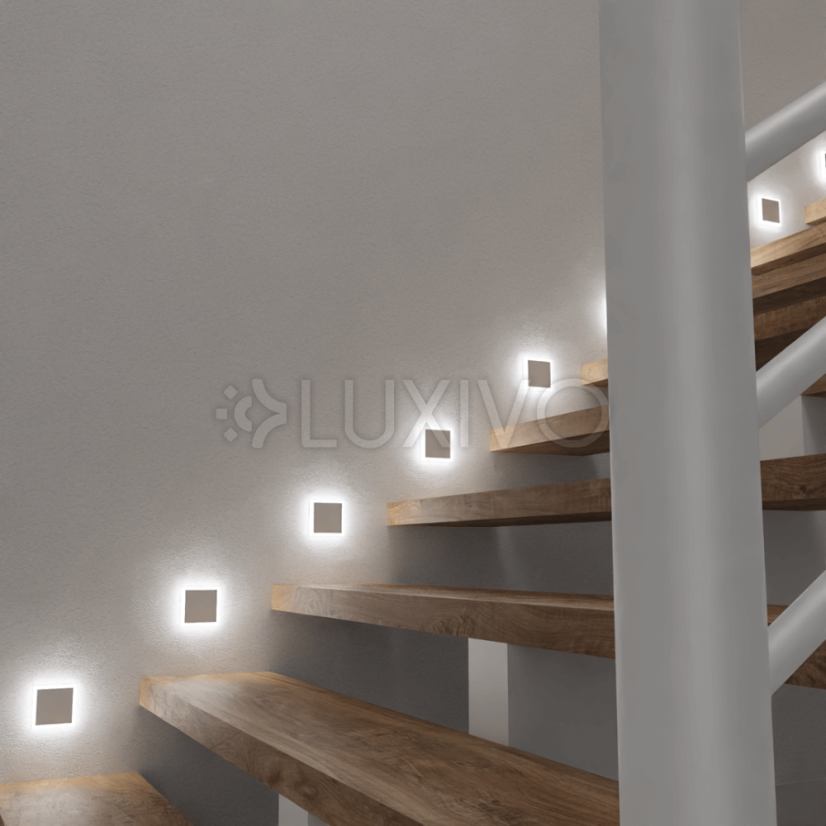 LED schodiskové svietidlo Dekoratívne neutrálne 4000K biele EVO Eko-Light