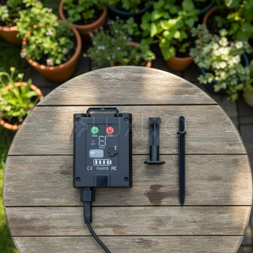 Solárna záhradná girlanda 22x LED ozdobné žiarovky 15m 2700K teplá biela + diaľkový ovládač SOLENA LUMILED