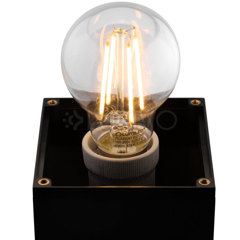 Záhradný vonkajší stojaci LED stĺp E27 12W TAXUS 2 50cm LUMILED