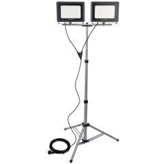 Reflektor LED Halogén lampa 2 x 100W na statíve GLAREX 4000K LUMILED