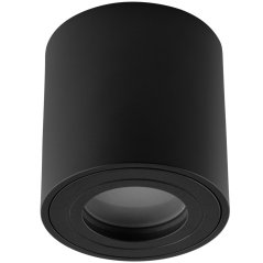 Nástenné stropné svietidlo halogénové spot tuba EGIO GU10 okrúhle čierna LUMILED