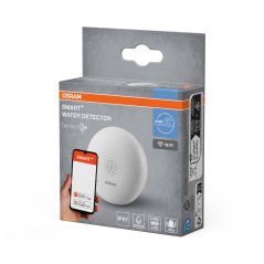 Bezdrôtový detektor čidlo únikov vody IP67 alarm 75dB biela OSRAM SMART WiFi 2.4GHz