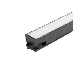 Modulárna povrchová panelová lampa LED 24W 2400lm 5000K Cold Black Videx