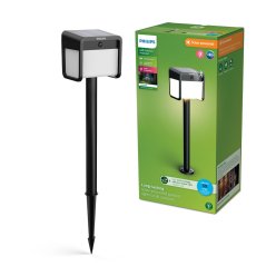 Vonkajšie solárne svetlo 69 cm LED 1,8 W 250 lm 3000 K IP44 so senzorom pohybu a súmraku Ezra Ultra Efficient Philips