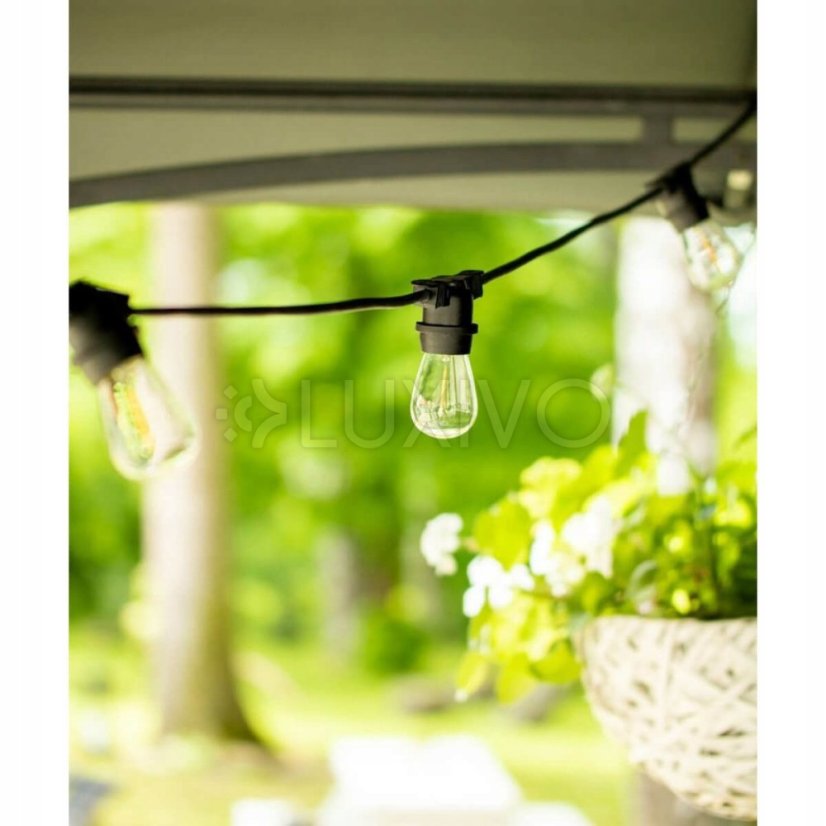 5-PAK LED žiarovka E27 ST14 1W = 10W 2700K Warm 100lm vlákno pre Girland LUMILED