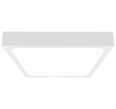 Plafond LED panelová lampa do kúpeľne 24W 2400lm 4000K IP44 30cm štvorcová biela