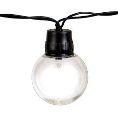 Girlanda solárna záhradná 20 LED balkónová ozdobné guľôčky 7, 36m 3000K teplá GLADI 3 LUMILED