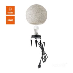 Záhradná guľa LAMPA do záhrady E27 GARDEN BALL M Kobi 28cm