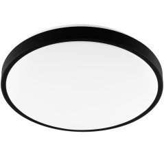 LED stropný plafón 36W 4000K CELIS Round IP44 Black Ring ALS LUMILED