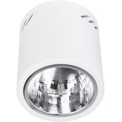 Stropné prisadené svietidlo pevné okrúhle APUS 13 Spot TUBA biela E27 Lumiled