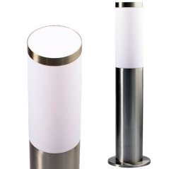 Záhradné svietidlo LED stĺpik E27 TUBA LOW SATIN 45cm