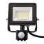 LED reflektor ZUNA2 20W 1800lm 4000K IP44 Black Senzor pohybu LUMILED