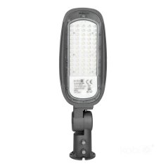 Ulicné LED svietidlo priemyselné cestné 60W 8400lm 4000K neutrálna IP66 IK08 sivé VESPA Kobi