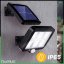 Solárne reflektory LED Halogénová záhradná lampa 6500K IP65 Senzor pohybu a súmraku DECRO LUMILED