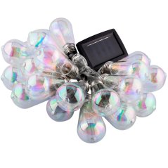 Solárna záhrada Girland 20x LED svetelná reťaz Dekoratívne gule 5,8 m Studená