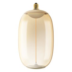 LED žiarovka dekoratívna E27 12W = 42W 500lm 1800K teplá 320° jantárová filament stmievateľná vintage 1906 Osram