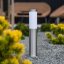 Vonkajšia záhradná lampa E27 INOX PIPE 45cm Lilium Lumiled