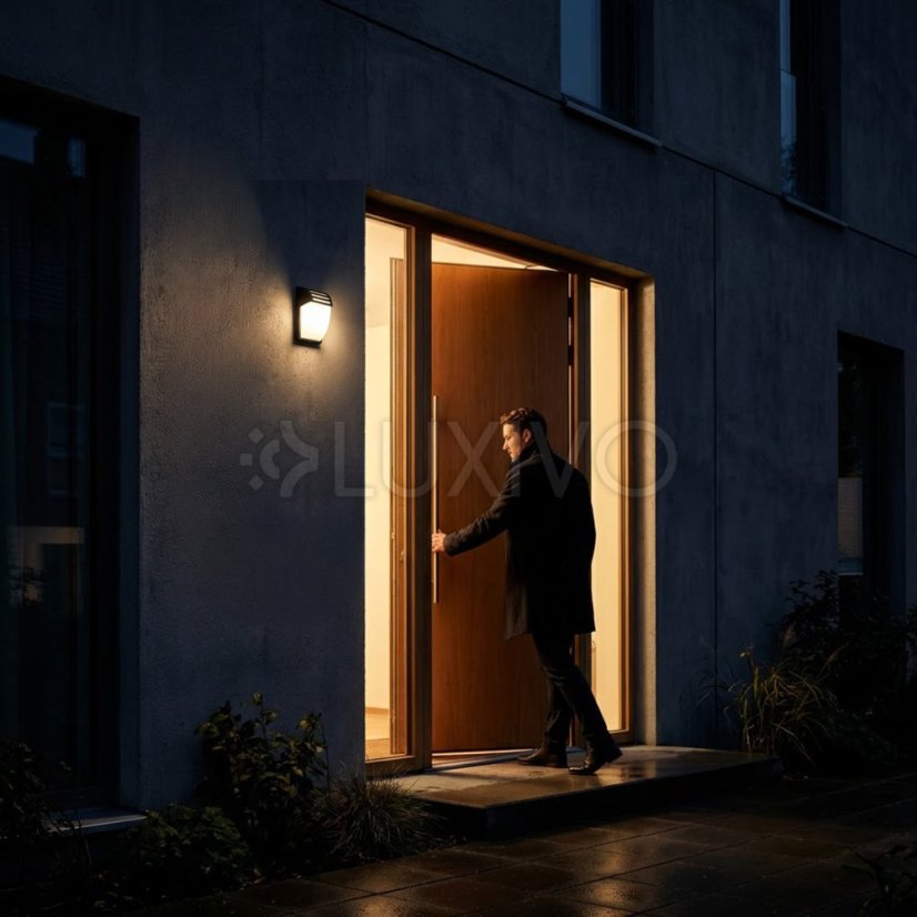 LED fasádna nástenná lampa - E27 - 25cm LECOS LUMILED
