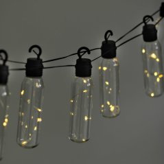 Solárna záhrada Girland 10x LED svetelná reťaz Dekoratívne gule 3,8 m teplé