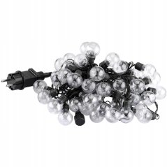 Záhradná vonkajšia svetelná reťaz Girland 8m 50x LED 3000K NESSA LUMILED