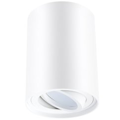 HALOGEN Spot Tube Movable AMAT-L GU10 Round White 115mm LUMILED pre povrchovú montáž