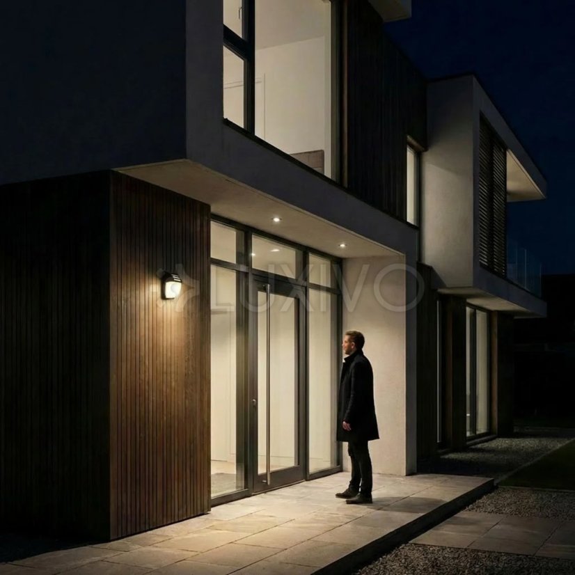 LED fasádna nástenná lampa - E27 - 25cm LECOS LUMILED