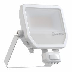 LED reflektor vonkajší 50W 5500lm 3000K IP65 biely so senzorom pohybu a súmraku