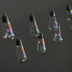 Solárna záhrada Girland 20x LED svetelná reťaz Dekoratívne gule 5,8 m Studená