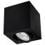 Povrchová montáž HALOGEN Pohyblivé svietidlo AMAT-M GU10 LUMILED Square Black 84mm
