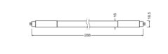 LED žiarivka T5 G5 4W = 8W 380lm 3000K teplá 190° 30cm Superior Ledvance